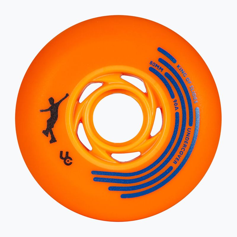 Inliner Räder UNDERCOVER WHEELS King of Slides 80 mm/90A 4 Stk. orange
