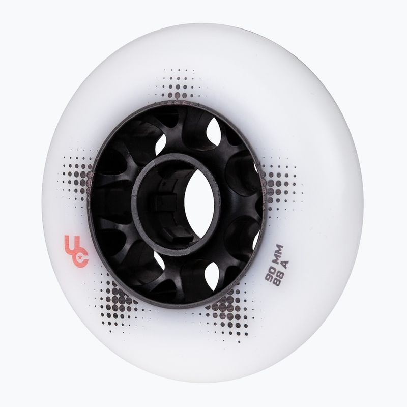 Inlinerrollen UNDERCOVER WHEELS Team Pro 90 mm/88A 4 pcs. white 5