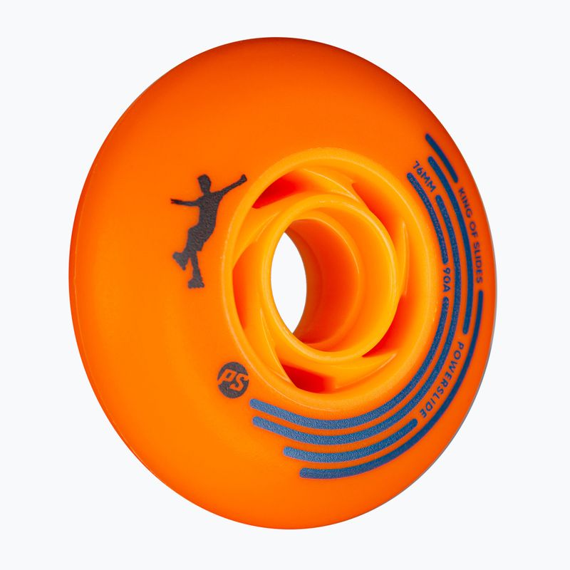 Inlinerrollen Powerslide King of Slides 4 pcs 76 mm/90A orange/orange 3