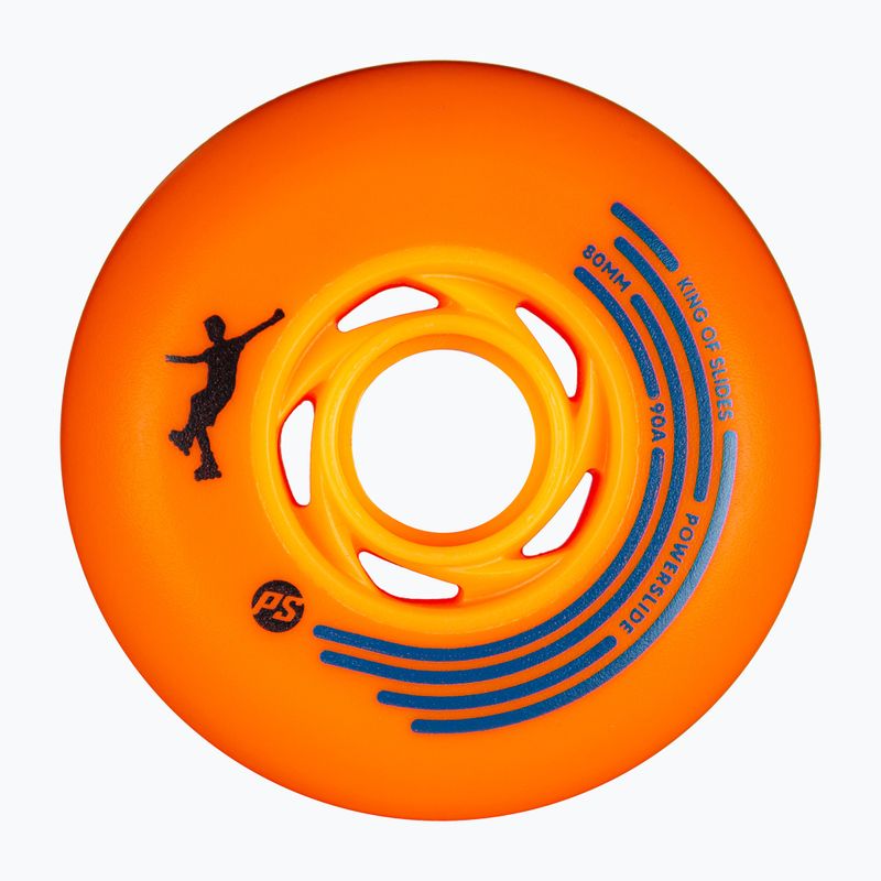 Inlinerrollen Powerslide King of Slides 4 pcs. 80 mm/90A orange/orange 2