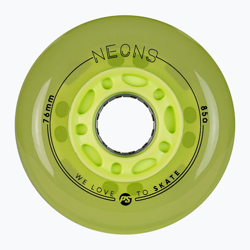 Inlinerrollen Powerslide Neons LED 4 pcs. green