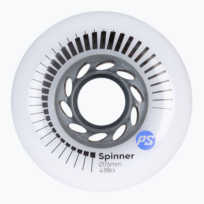 Inlinerrollen Powerslide Spinner 76 mm/88A 4 pcs. white
