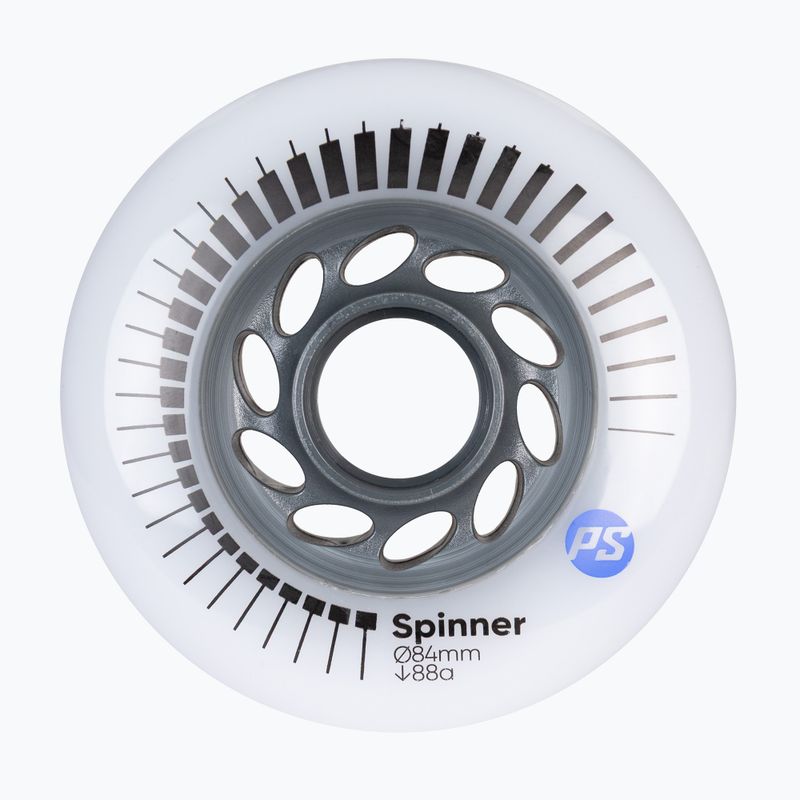 Inlinerrollen Powerslide Spinner 84 mm/88A 4 pcs. white