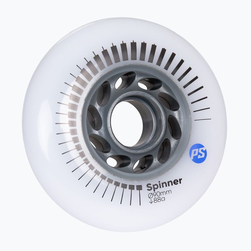 Inlinerrollen Powerslide Spinner 90 mm/88A 4 pcs. white 2