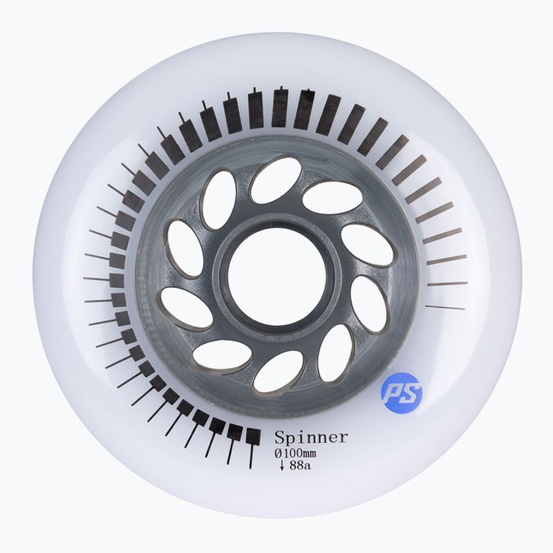 Inlinerrollen Powerslide Spinner 100 mm/88A 3 pcs. white