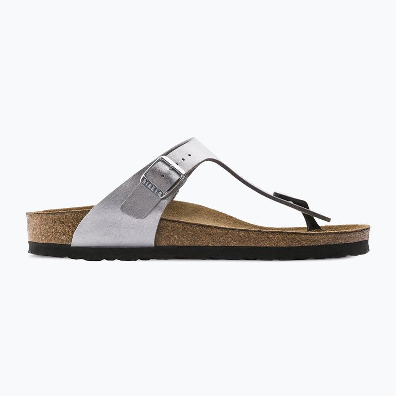 Flip-Flops BIRKENSTOCK Gizeh Birko-Flor Narrow silver 2