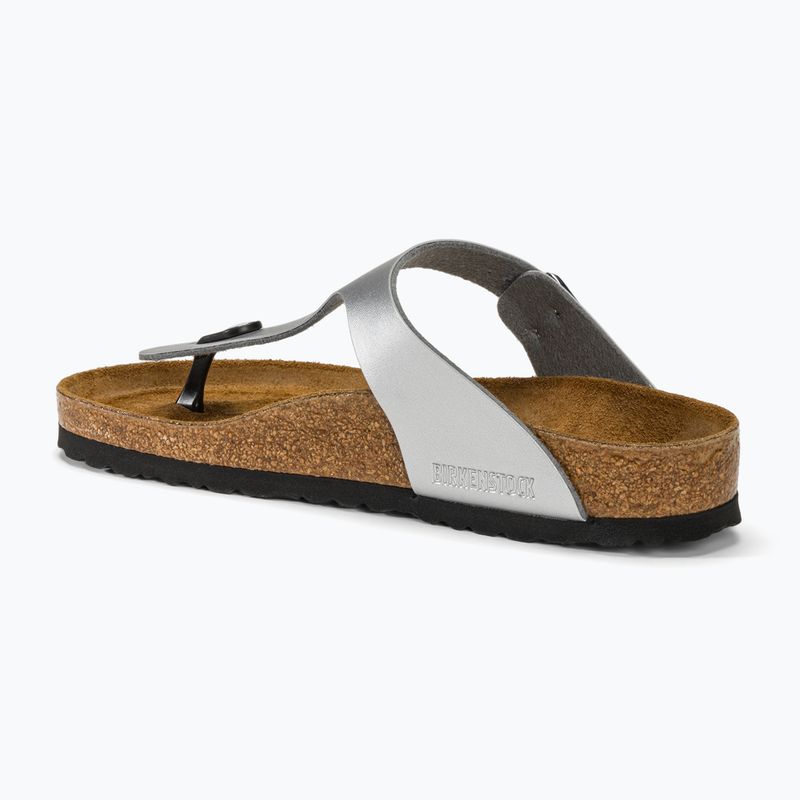 BIRKENSTOCK Gizeh BF Regular silberne Flip Flops 3