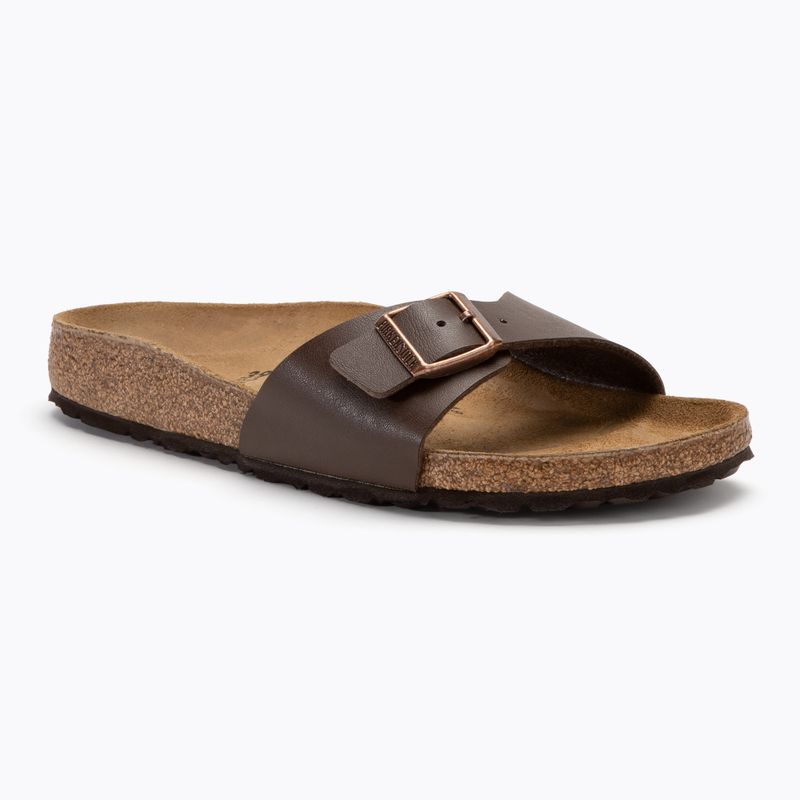 BIRKENSTOCK Madrid BF Narrow dunkelbraune Flip-Flops