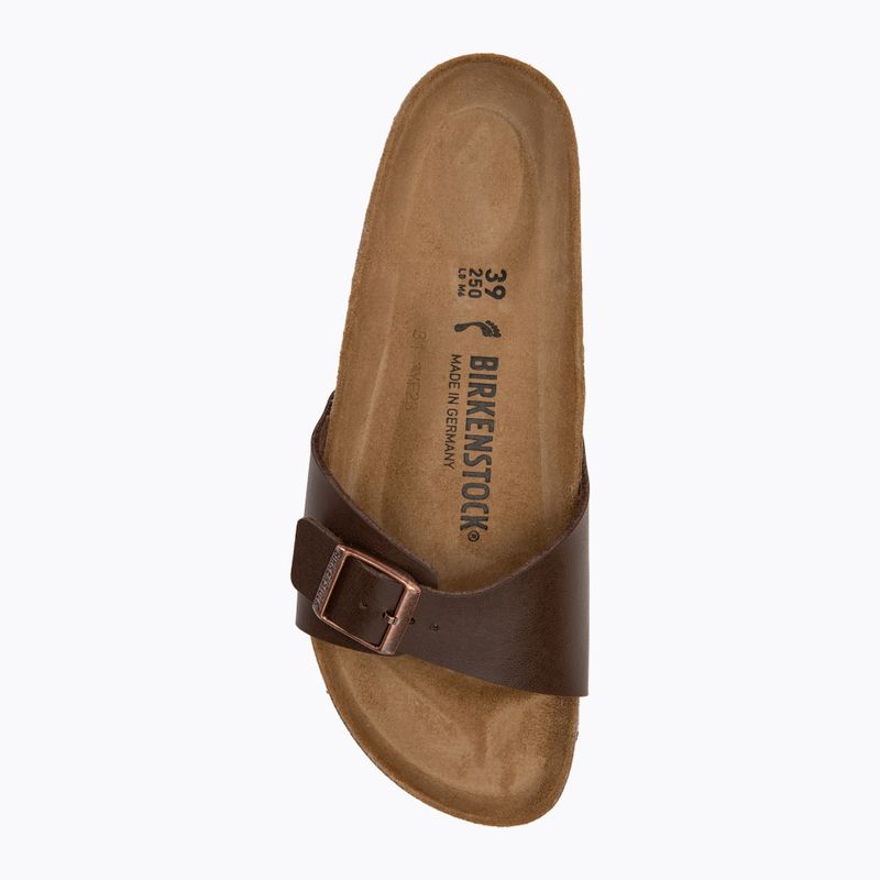 BIRKENSTOCK Madrid BF Narrow dunkelbraune Flip-Flops 5