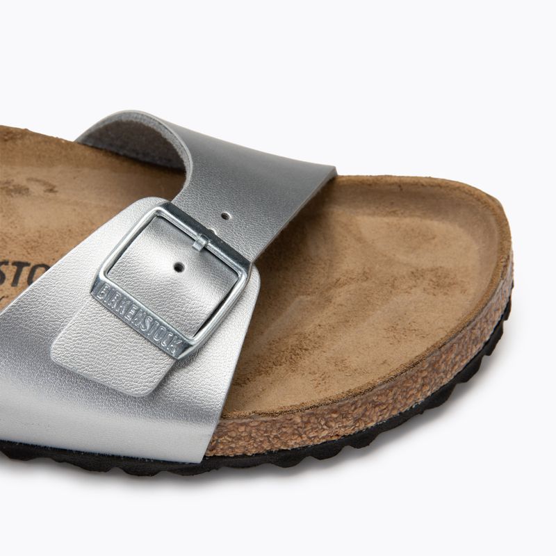 BIRKENSTOCK Madrid BF Schmal Flip-Flops silber 8