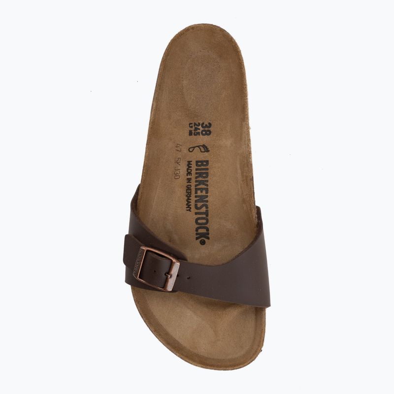 Badelatschen BIRKENSTOCK Madrid BF dark brown 5