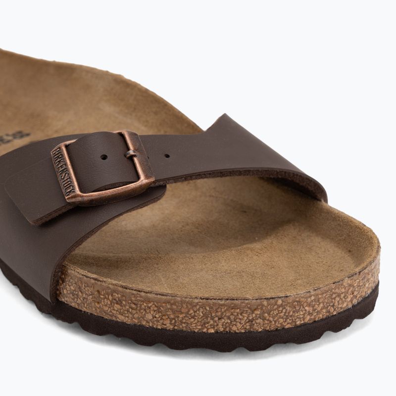 Badelatschen BIRKENSTOCK Madrid BF dark brown 7