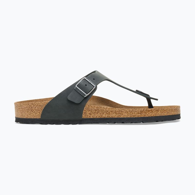 Badelatschen BIRKENSTOCK Gizeh Oiled Leather black 2