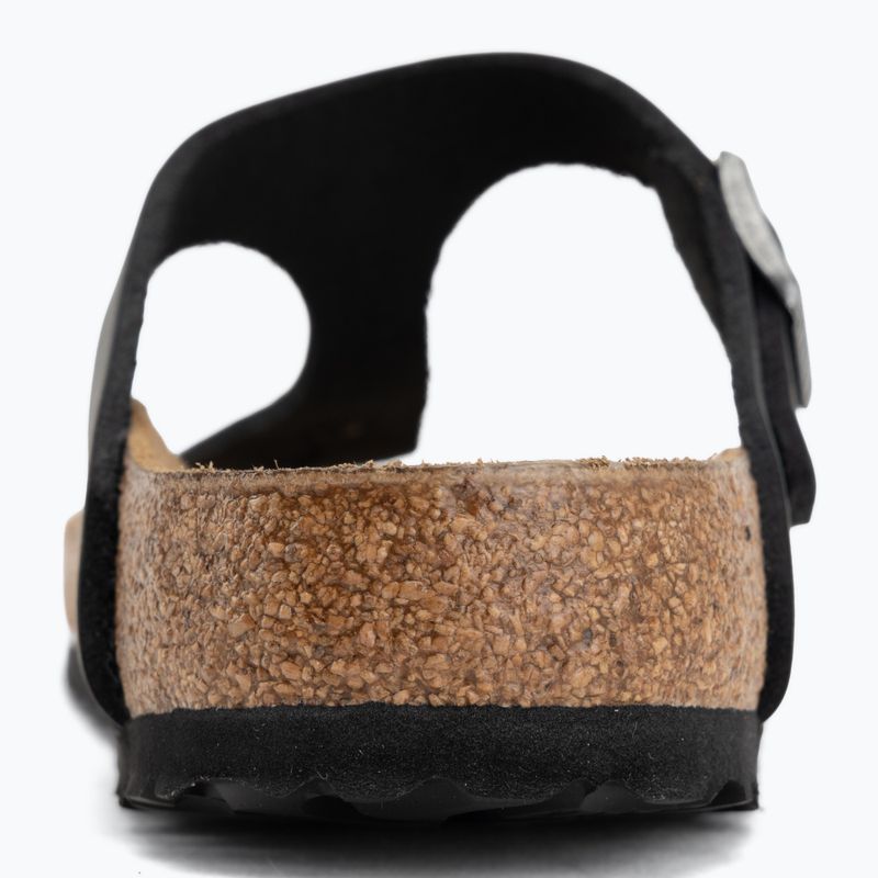 Badelatschen BIRKENSTOCK Gizeh Oiled Leather black 6