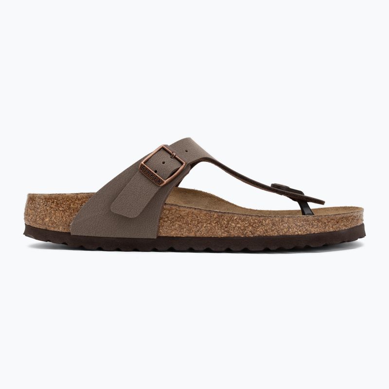Schlappen BIRKENSTOCK Gizeh Birkibuc Narrow mocca 2