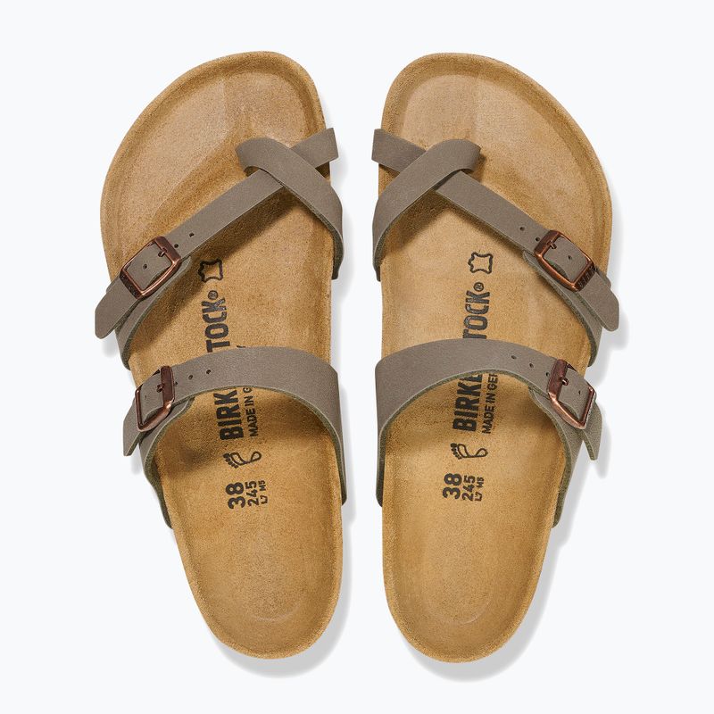 Badelatschen BIRKENSTOCK Mayari Birkibuc stone 3