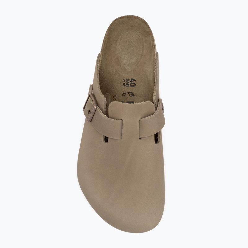 BIRKENSTOCK Boston LEOI Regular tabakbraun flip-flops 5