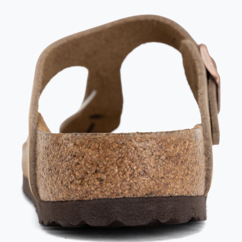 Badelatschen BIRKENSTOCK Gizeh Oiled Leather tabacco brown 6