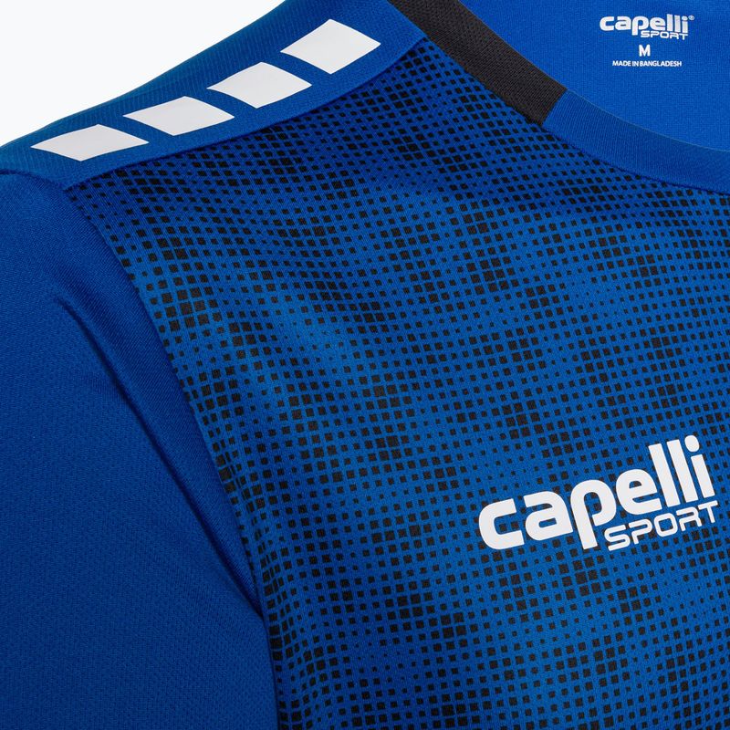 Herren Capelli Cs III Block Fußballtrikot königsblau/schwarz 3