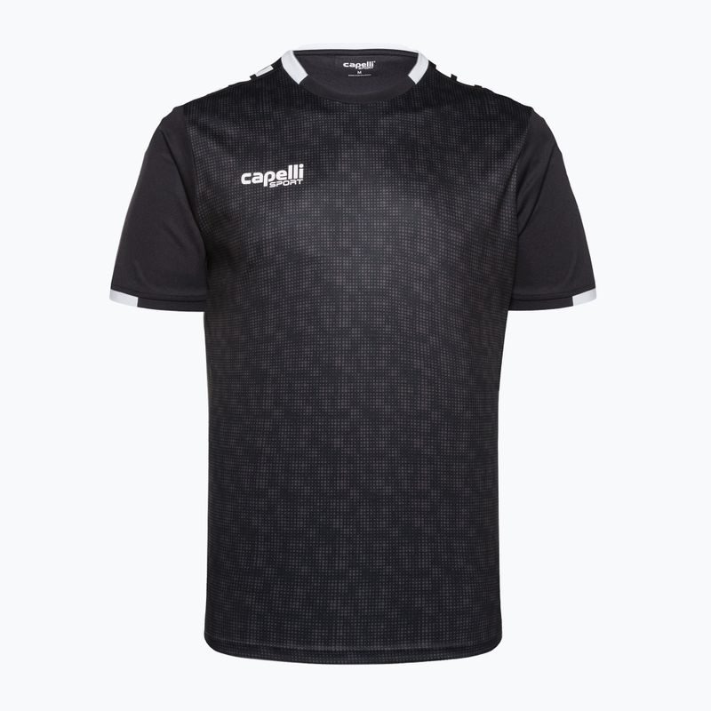 Herren Capelli Cs III Block schwarz/weißes Fußballtrikot