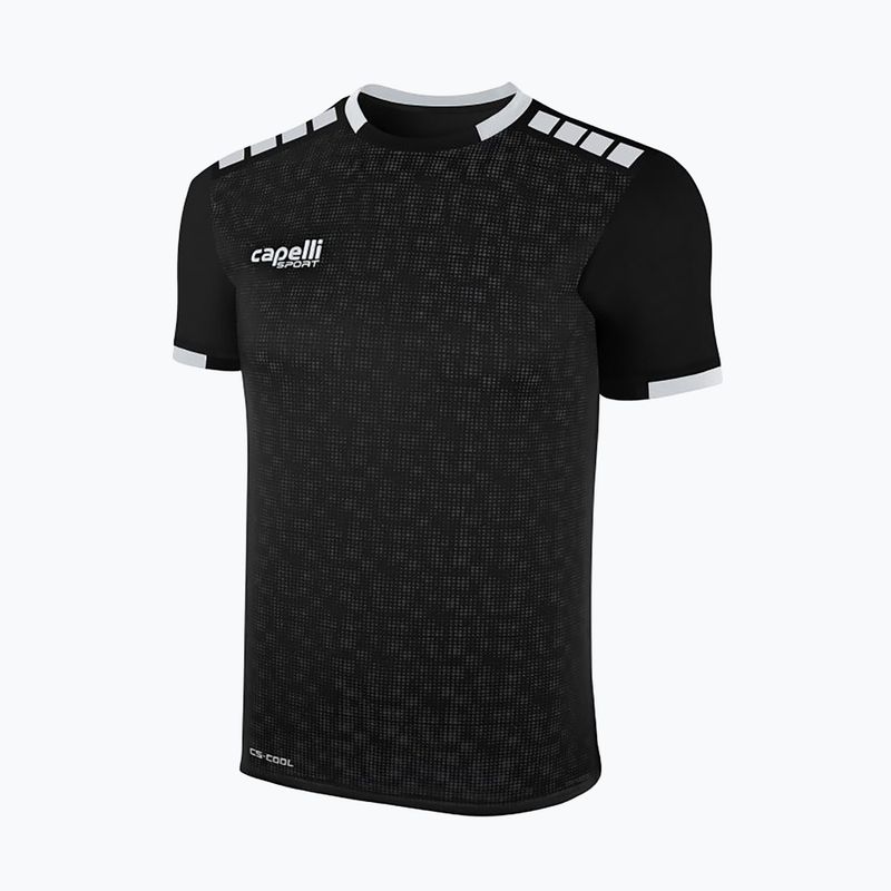 Capelli Cs III Block Jugend Fußballtrikot schwarz/weiß 4