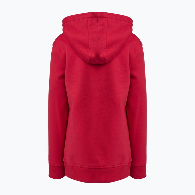 Capelli Basics Jugend Zip Fußball Hoodie rot 2