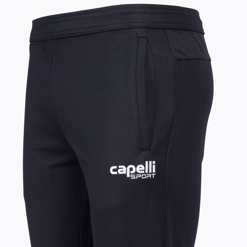 Kinder-Fußballhose Capelli Basic I Youth Training schwarz/weiß