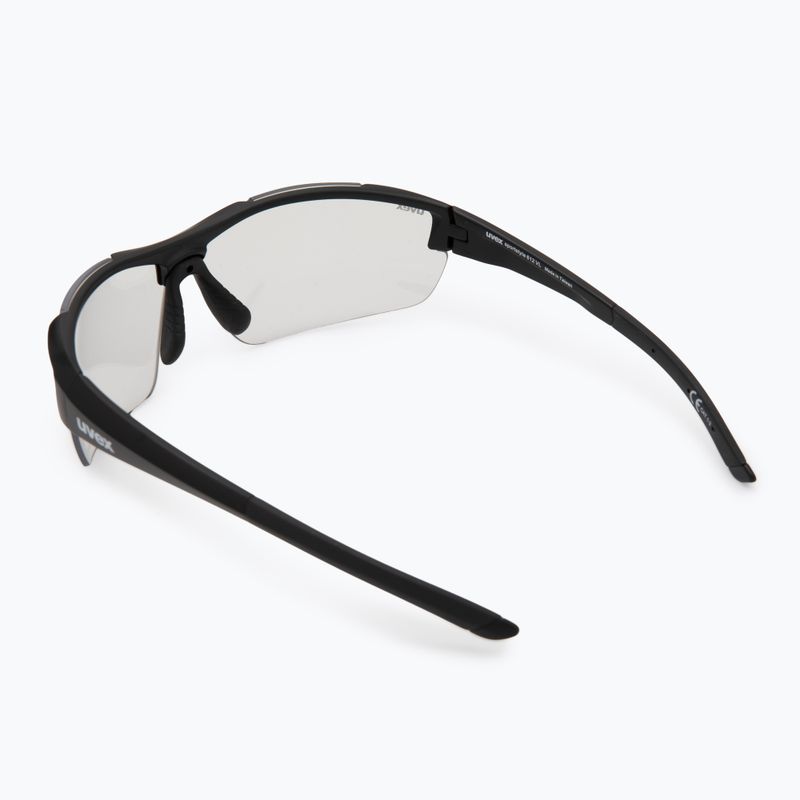 UVEX Sportstyle 612 VL schwarz matte Sonnenbrille 2