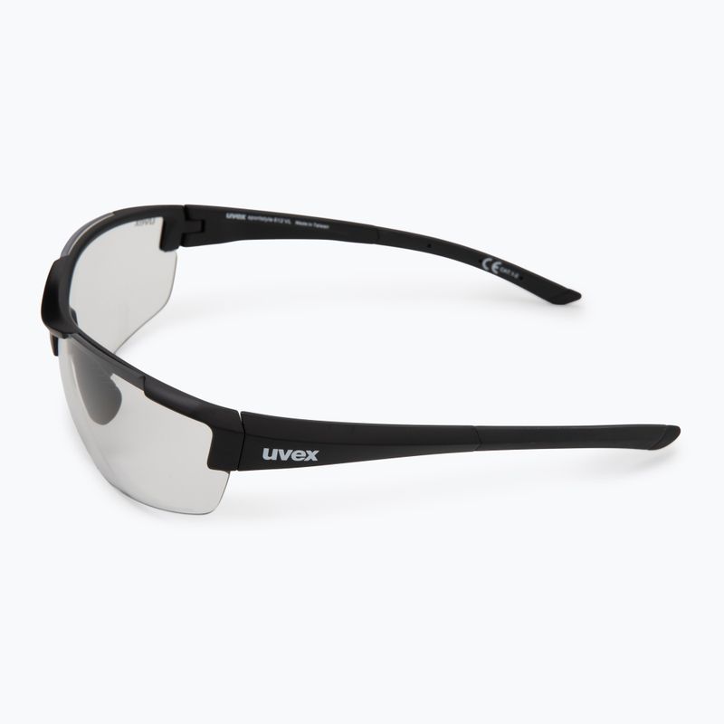 UVEX Sportstyle 612 VL schwarz matte Sonnenbrille 4