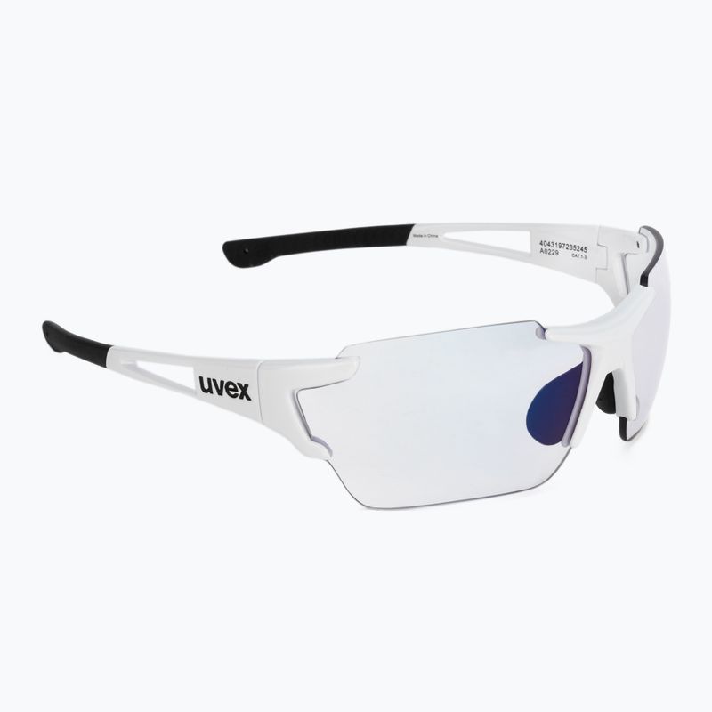 UVEX Sportstyle 803 R V weiß/litemirror blau Fahrradbrille 53/0/971/8803