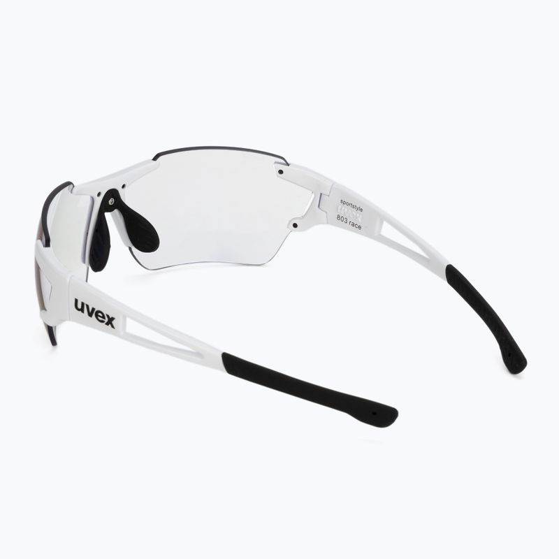 UVEX Sportstyle 803 R V weiß/litemirror blau Fahrradbrille 53/0/971/8803 2