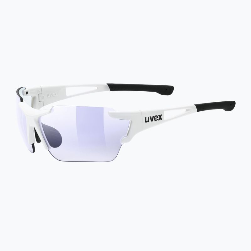 UVEX Sportstyle 803 R V weiß/litemirror blau Fahrradbrille 53/0/971/8803 5