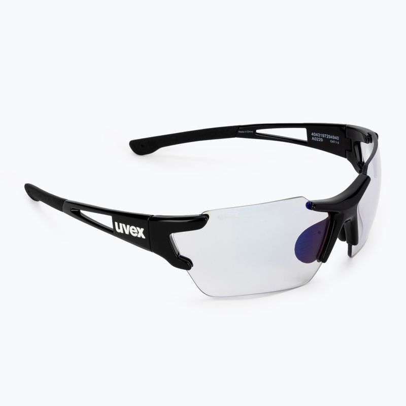 UVEX Sportstyle 803 Race S V schwarz/litemirror blau Fahrradbrille 53/2/002/2203