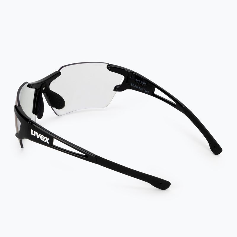 UVEX Sportstyle 803 Race S V schwarz/litemirror blau Fahrradbrille 53/2/002/2203 2