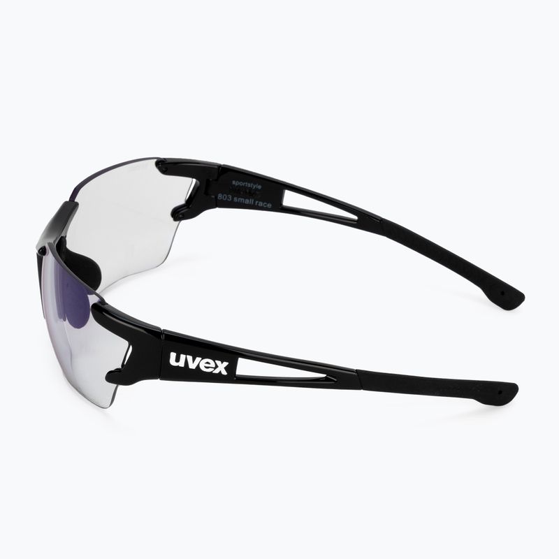 UVEX Sportstyle 803 Race S V schwarz/litemirror blau Fahrradbrille 53/2/002/2203 4