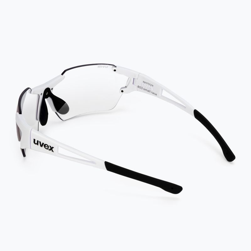 UVEX Sportstyle 803 Race S V weiß/verspiegelt blau Fahrradbrille 53/2/002/8803 2
