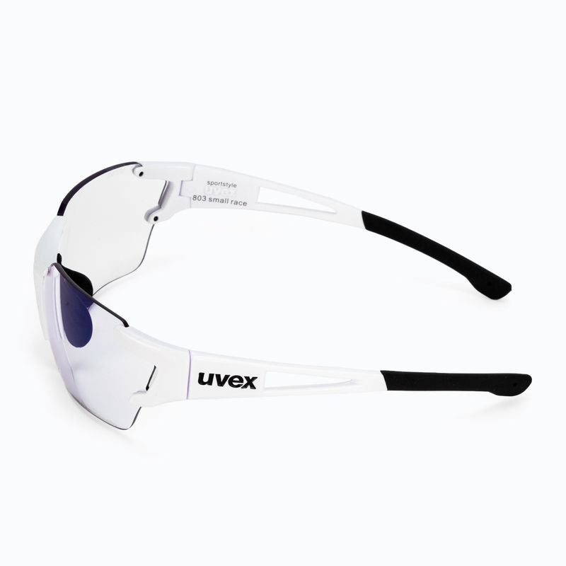 UVEX Sportstyle 803 Race S V weiß/verspiegelt blau Fahrradbrille 53/2/002/8803 4