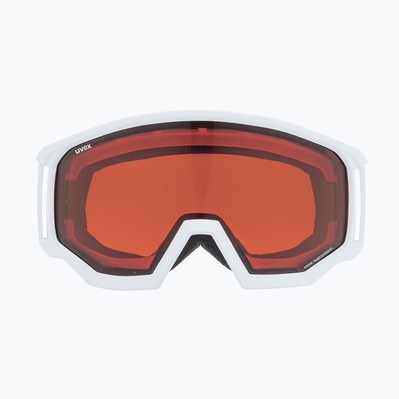 Skibrille UVEX Athletic LGL white/lasergold lite rose 55//522/213 6