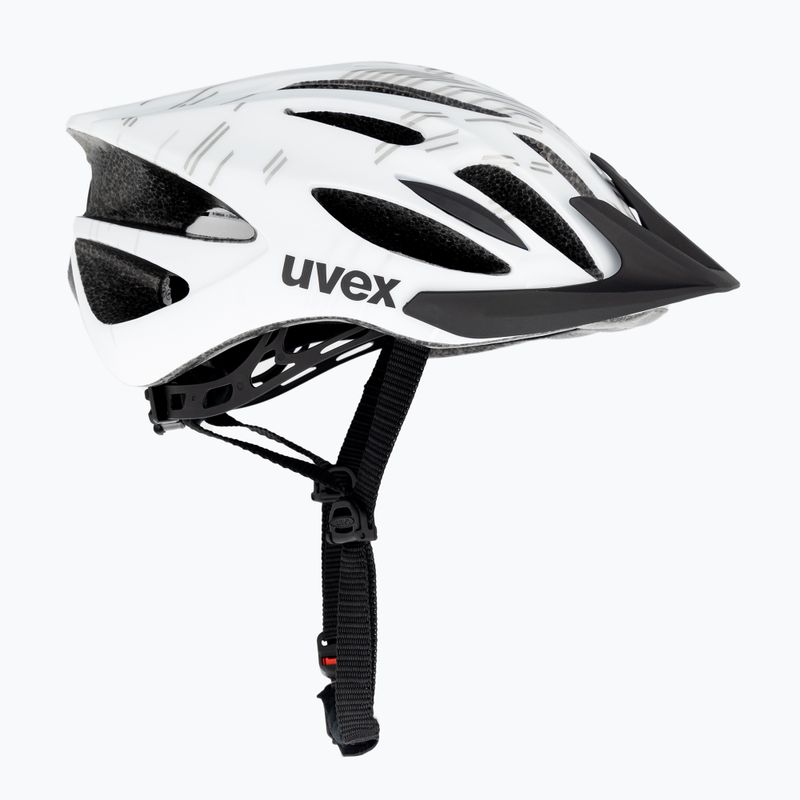 Fahrradhelm UVEX Flash weiß/schwarz matt 4