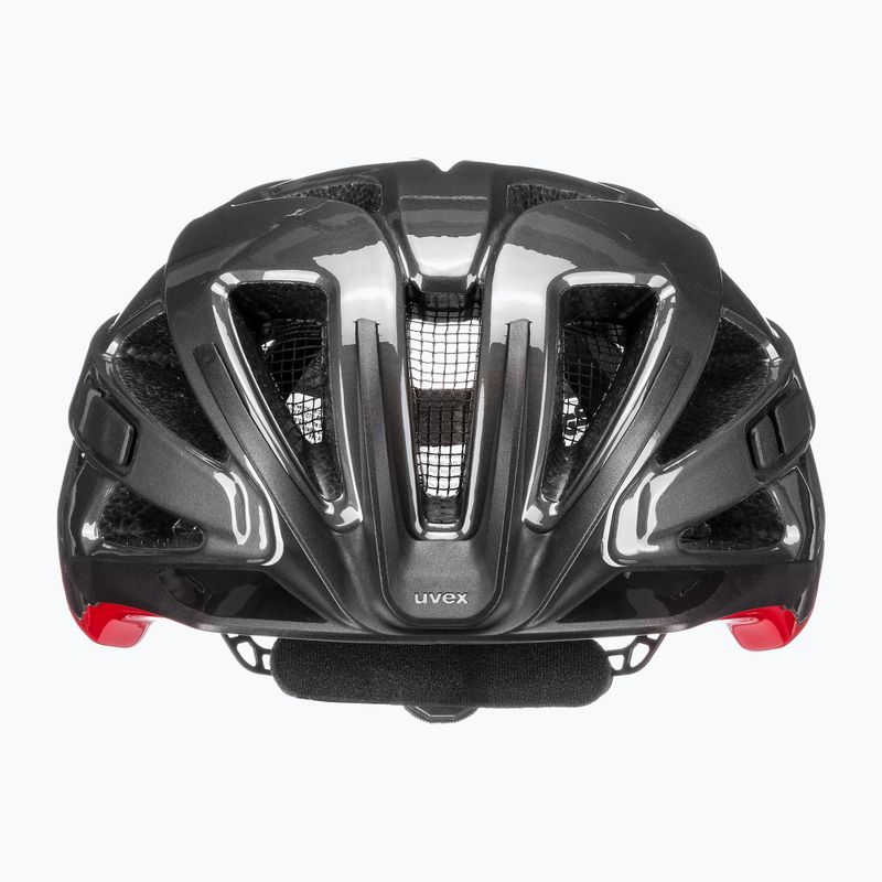 Fahrradhelm UVEX Active anthrazit/rot 2