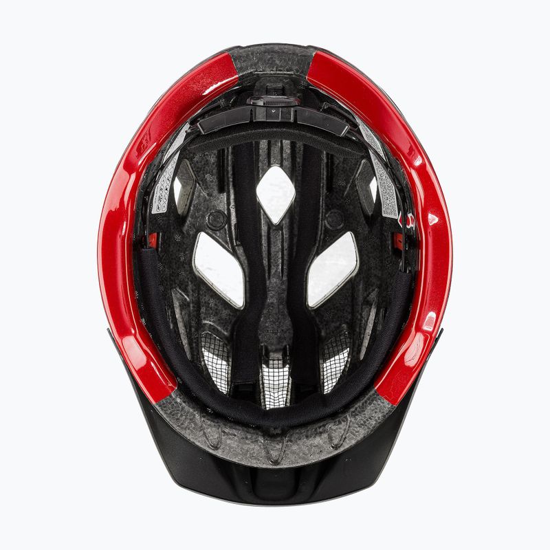 Fahrradhelm UVEX Active anthrazit/rot 5