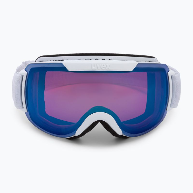Skibrille UVEX Downhill 2 FM white/blue 55//115/124 2