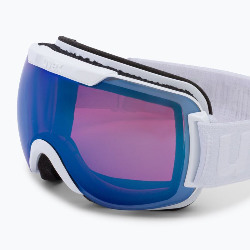 Skibrille UVEX Downhill 2 FM white/blue 55//115/124 5