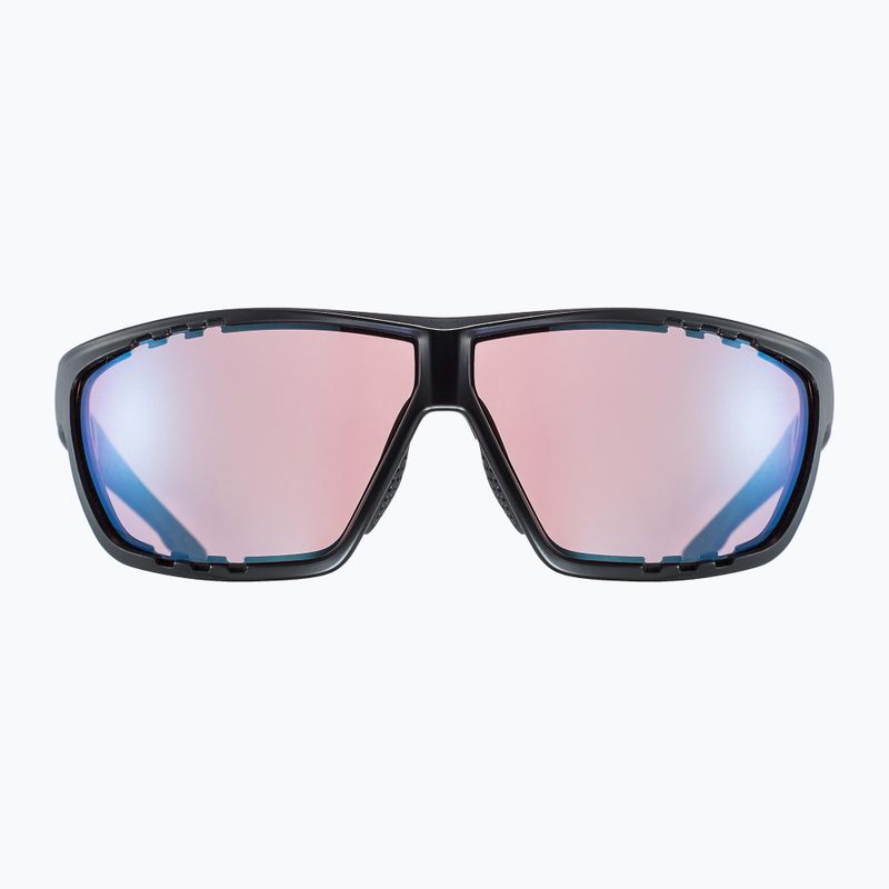 UVEX Sportstyle 706 CV Schwarz/Lichtspiegel Bernstein Sonnenbrille 53/2/018/2296 6