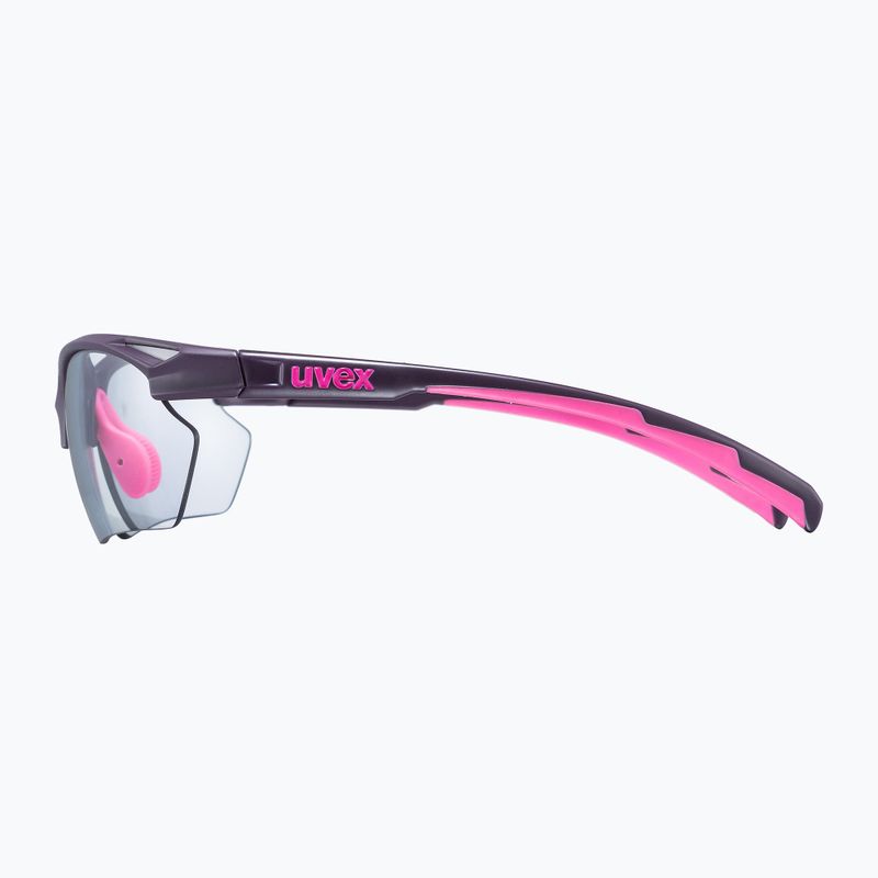 UVEX Sportstyle 802 V Small lila rosa matt/rauch Sonnenbrille 4