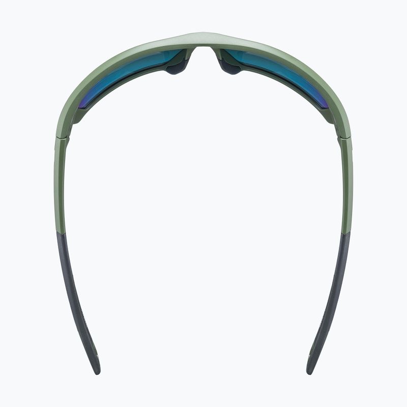 UVEX Sportstyle 225 olivgrün matt/verspiegelt silberne Sonnenbrille 53/2/025/7716 8