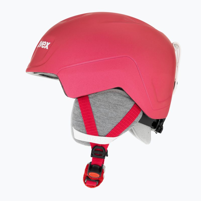 Kinderskihelm UVEX Manic Pro rosa matt 5