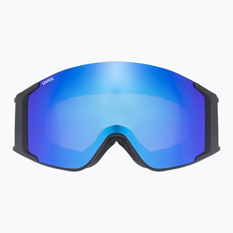 Skibrille UVEX G.gl 3000 TO black matt/mirror blue/lasergold lite/clear 6