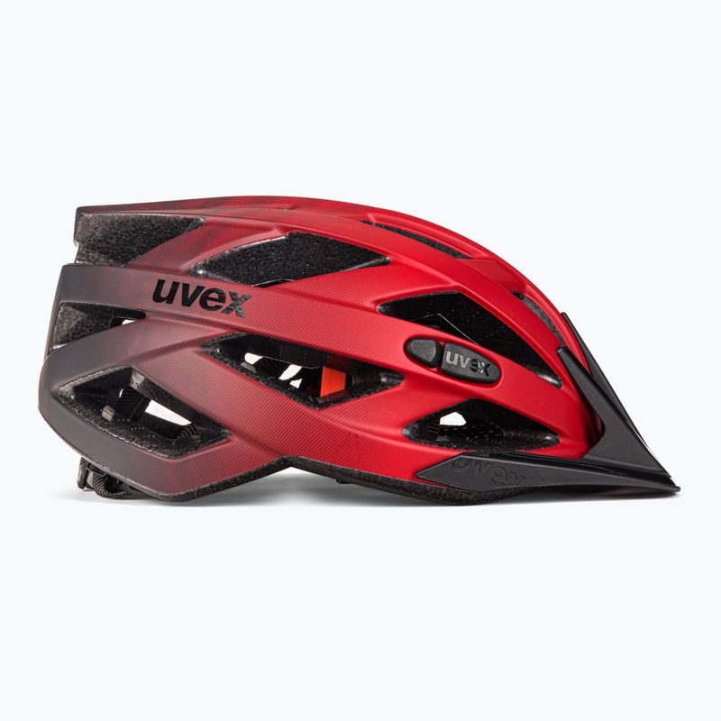 Fahrradhelm UVEX I-vo CC rot/schwarz 41/0/423/30/15 3