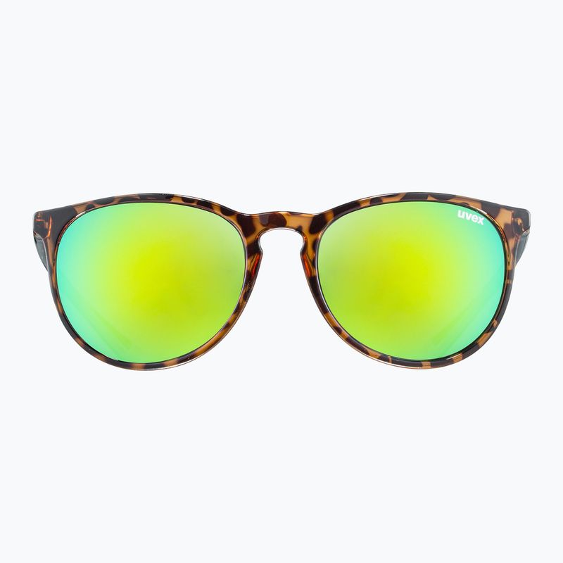 UVEX Sonnenbrille Lgl 43 havanna schwarz/grün spiegelnd 2
